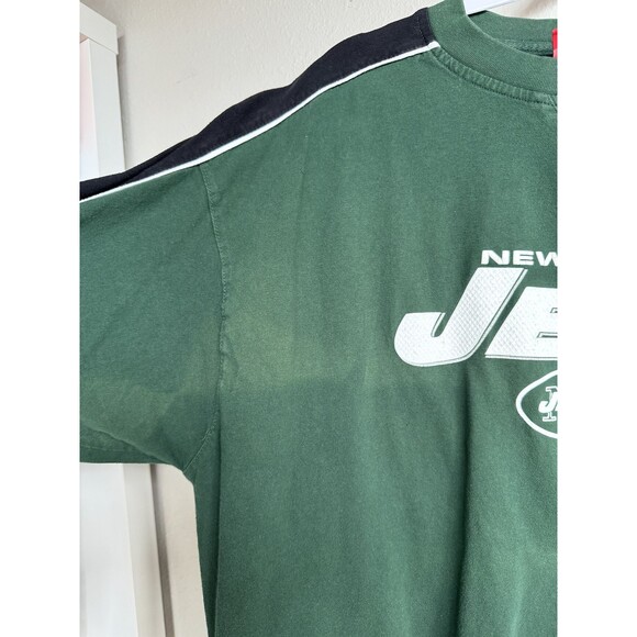 Vintage Green New York Jets Long Sleeve Shirt Crewneck Sports Football NFL XL - Picture 4 of 9